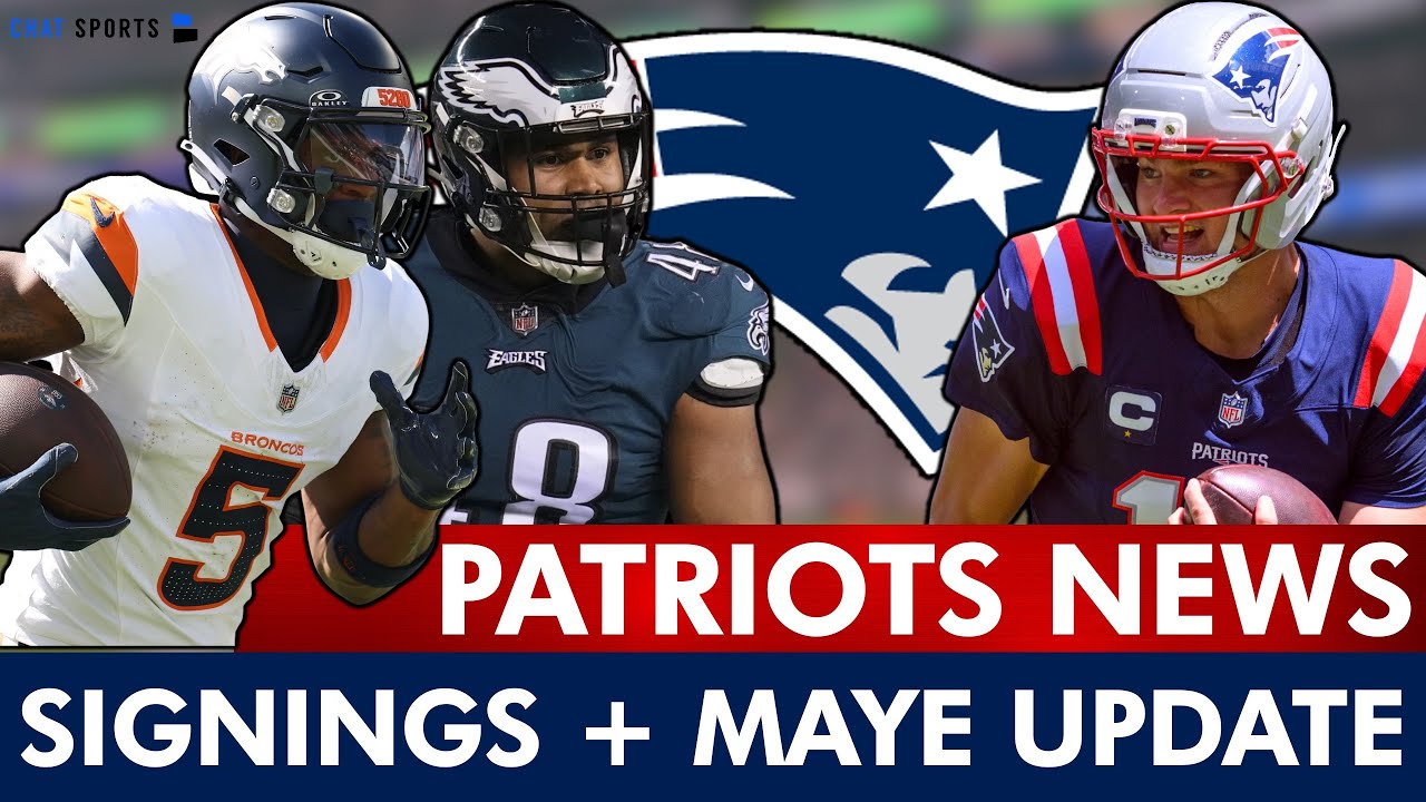 🚨NAJNOWSZE WIADOMOŚCI: New England Patriots podpisują kontrakty z DWOMA zawodnikami przed Super Bowl + aktualizacja stanu zdrowia Drake&rsquo;a Maye&rsquo;a