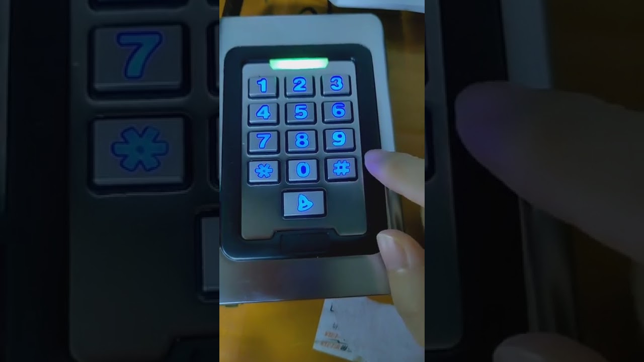 how to add the pincode on keypad?
