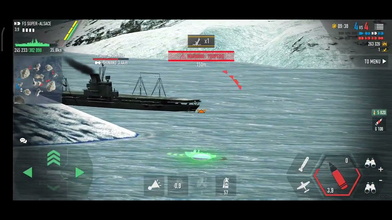 Battle of Warships FS SUPER-ALSACE⛵💨😊🔥