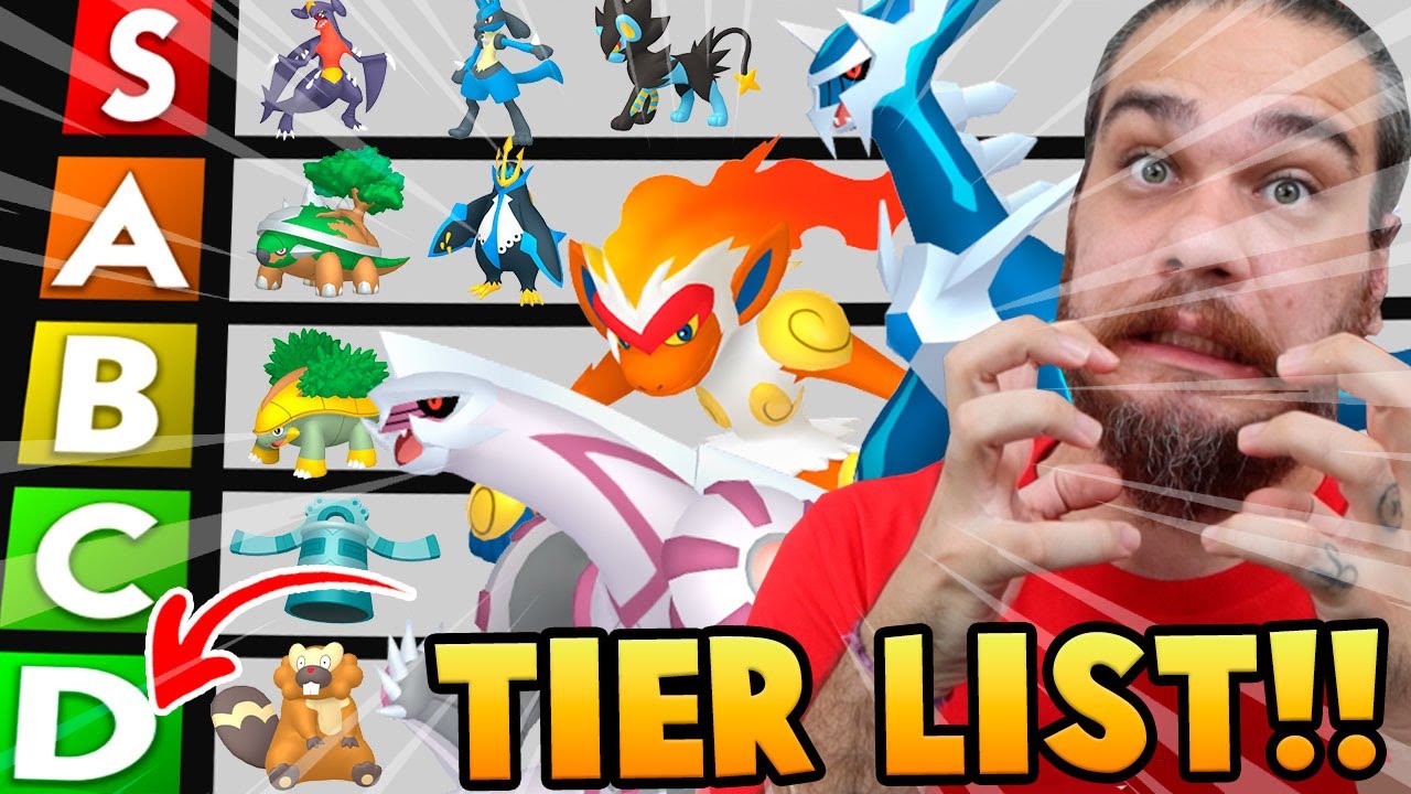 RANQUEANDO POKÉMON DE SINNOH DO MAIS FEIO AO MAIS BONITO !!