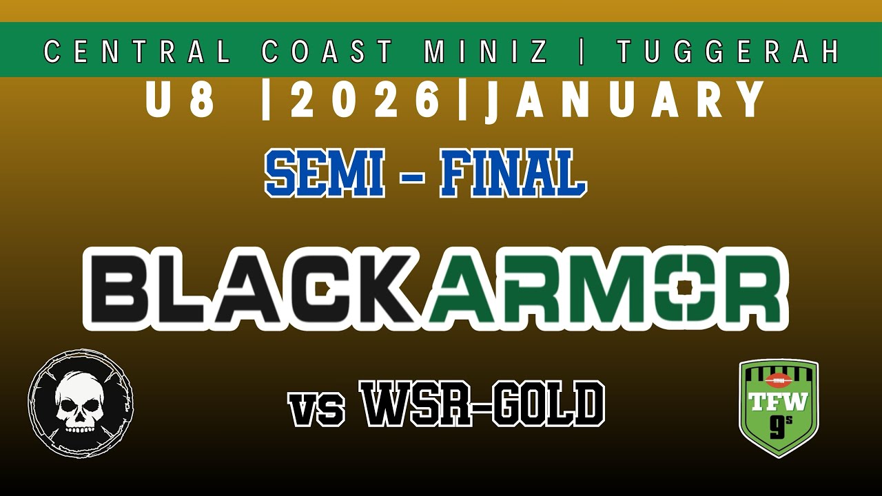 U8 | BLACK ARMOR vs WSR GOLD | SEMIZ | 2026 | TFW9s