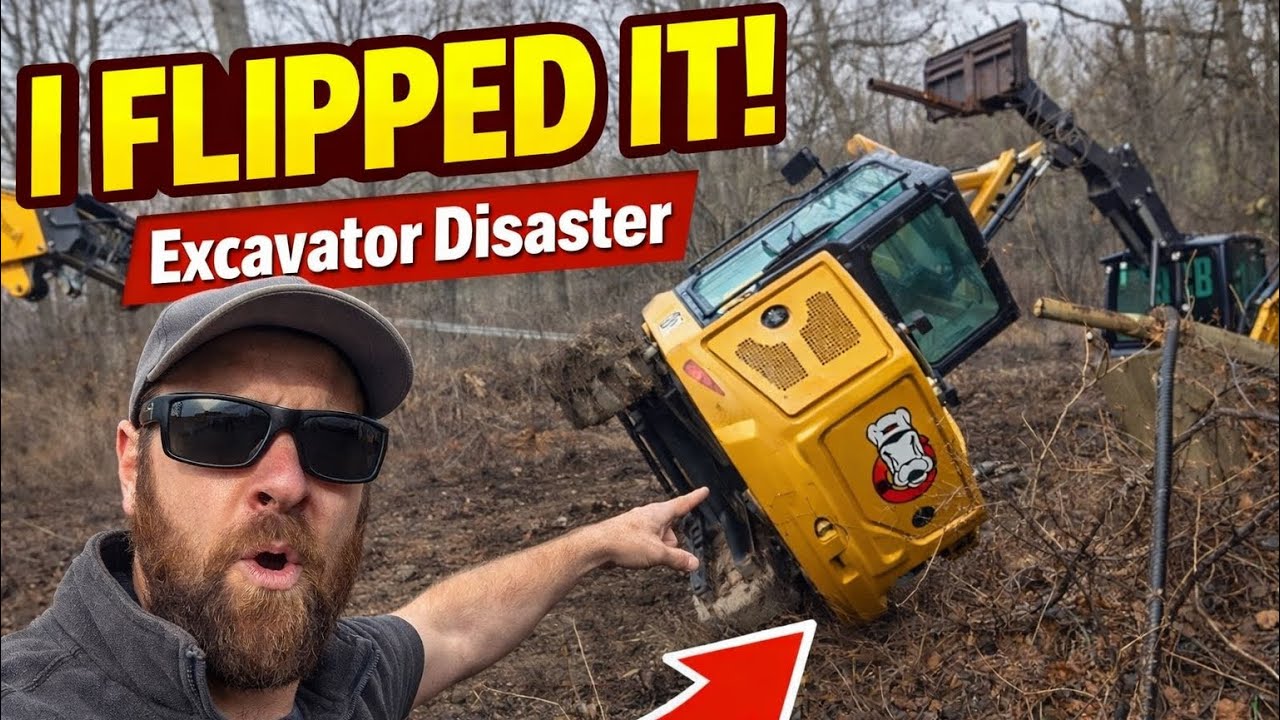 I Flipped My Excavator… This Was NOT Supposed to Happen