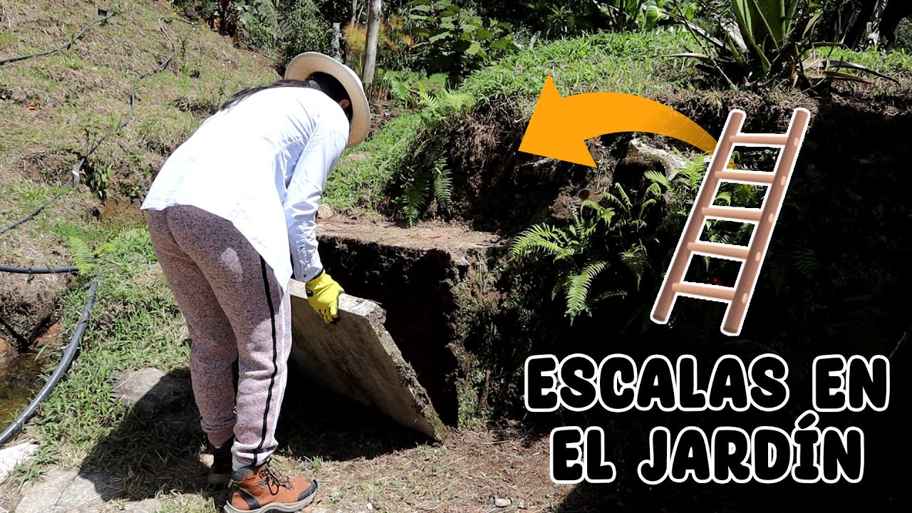Haciendo escalas de tierra en el jardín al lado del nacimiento de agua ¡Qué cambio! │Candy Bu