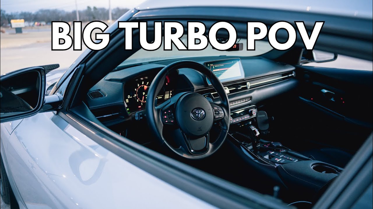 MK5 Supra Top Mount Turbo POV - WOT ASMR