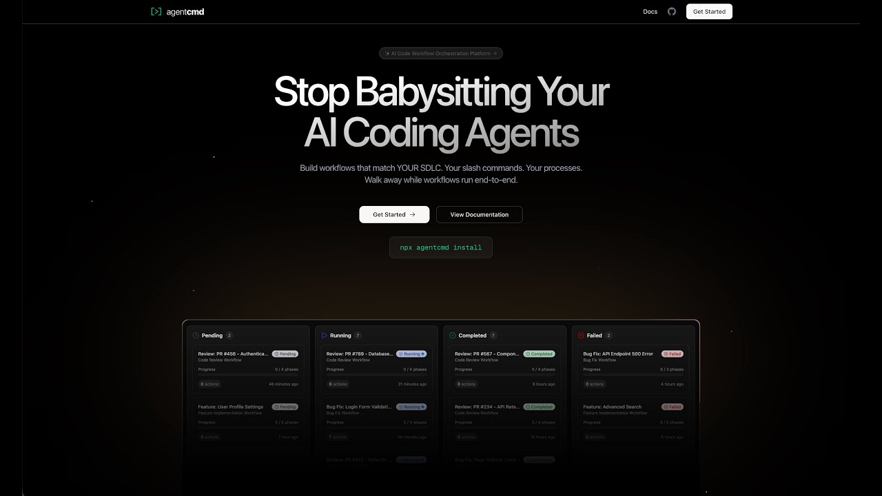 Orchestrate Claude Code & Codex Workflows&mdash;No More Manual Slash Commands
