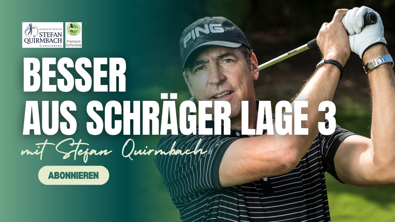 So gelingt dir das Golfen Bergauf aus der Schräglage!
