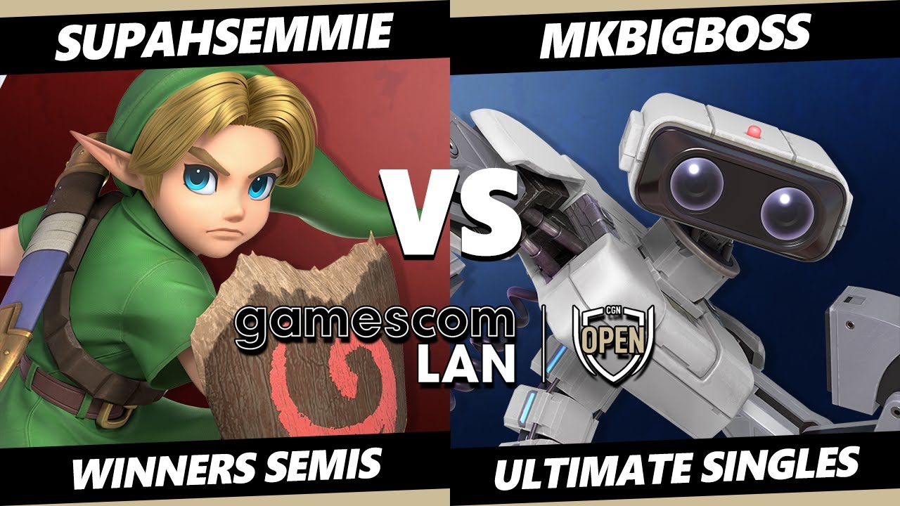 gamescom TOP 8 - Supahsemmie (Young Link) Vs. MKBigBoss (ROB) Smash Ultimate - SSBU