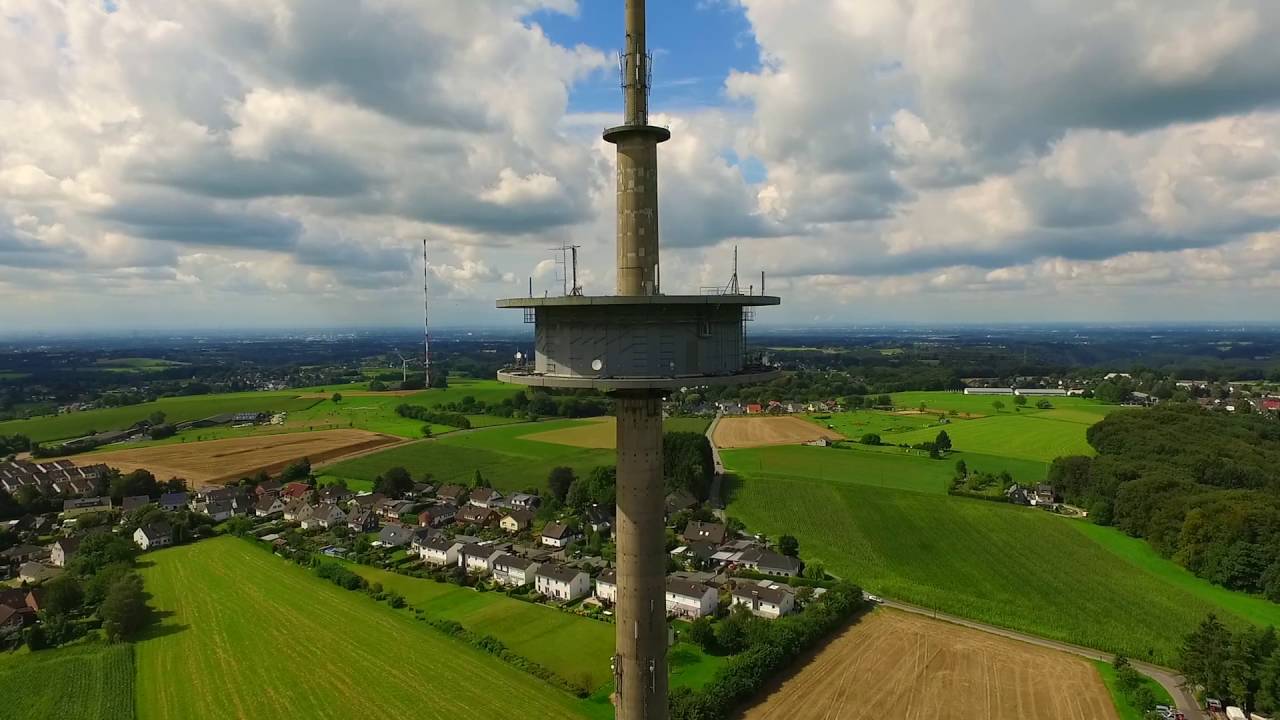 Luftaufnahmen vom alten Funkturm in Witzhelden