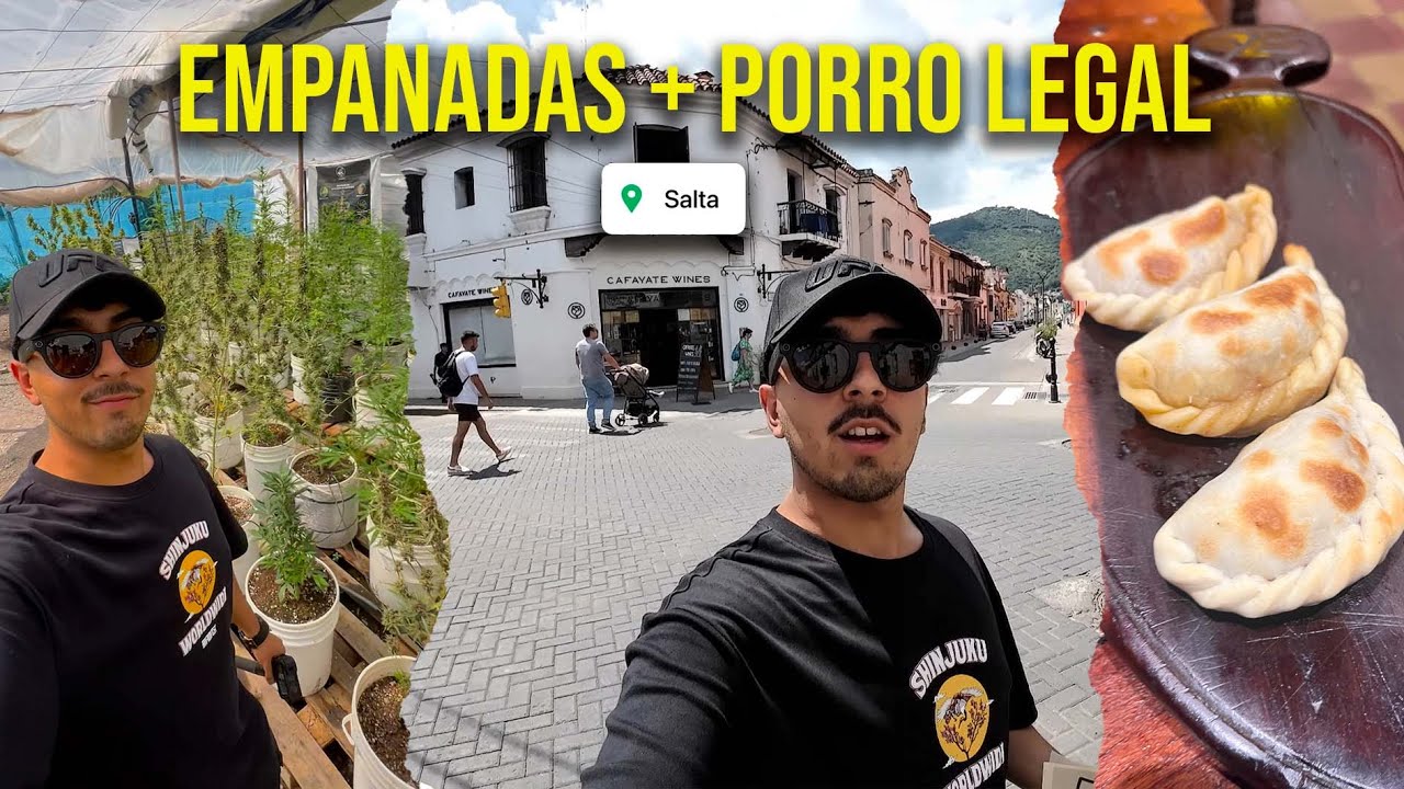 Primer DIA en SALTA una CIUDAD entre EMPANADAS & Marihu4n4 LEGAL | Vlog 1