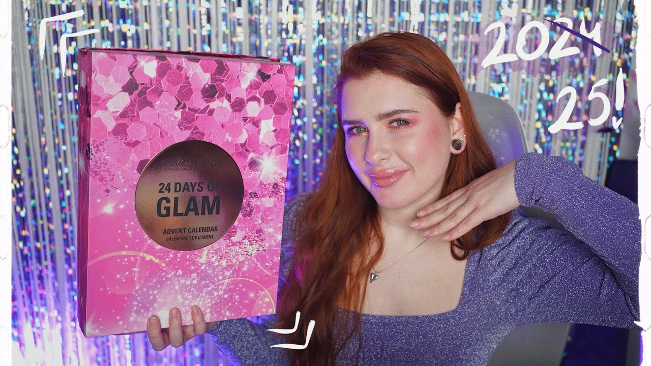 открываем адвент-календарь revolution 24 days of glam и красимся | топ за свои деньги! | с нг!
