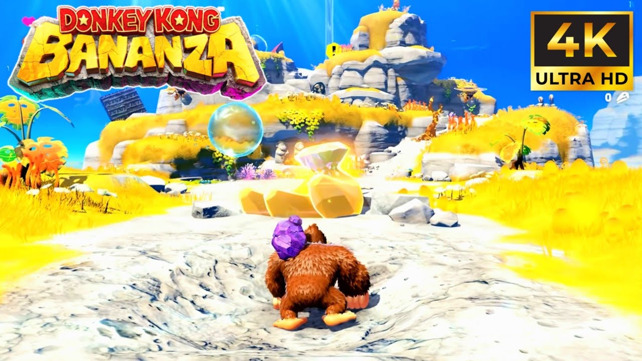 Donkey Kong Bananza Gameplay Demo (4K60FPS)