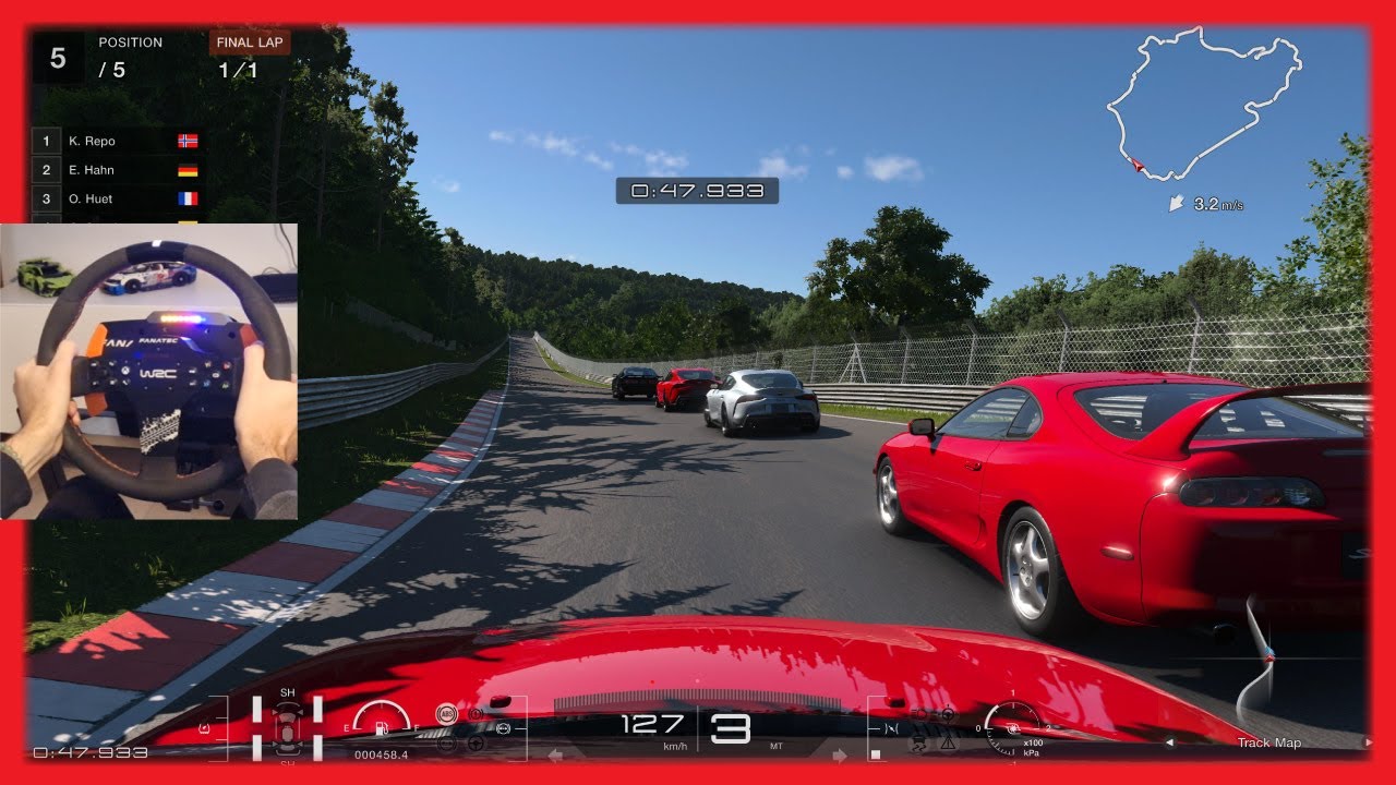 Toyota SUPRA Generations Battle at Nurburgring | Gran Turismo 7 | Fanatec