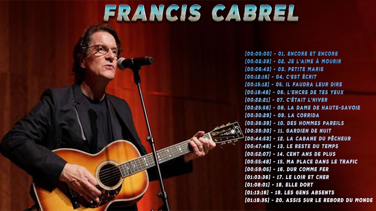 The best songs by Francis Cabrel. Francis Cabrel Playlist 2020