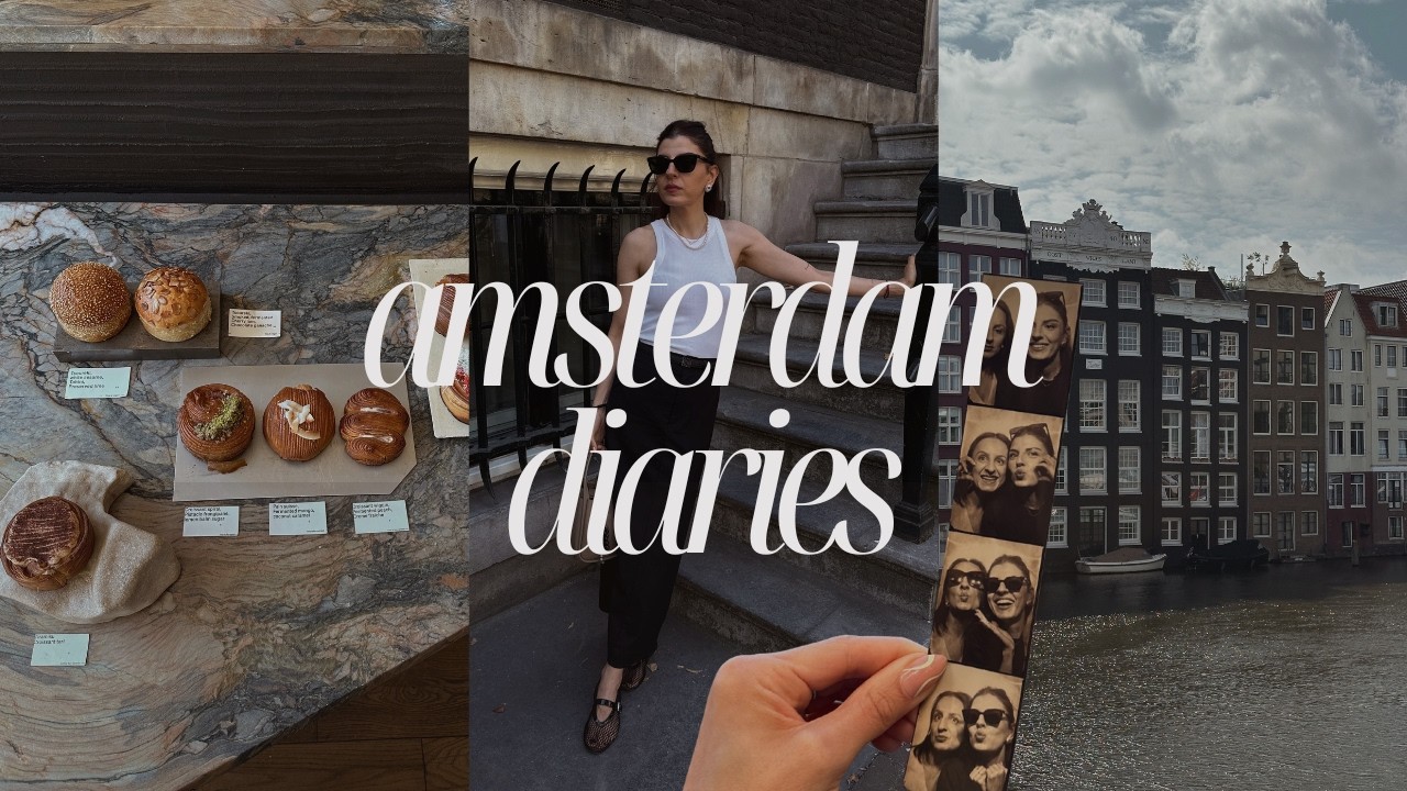 AMSTERDAM TRAVEL VLOG 2025 | Songmont Bag unboxing, café hopping, viral food spots & shopping