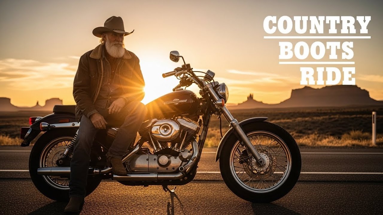 Country Music Motorcycle Ride USA — Open Road Cinematic Experience