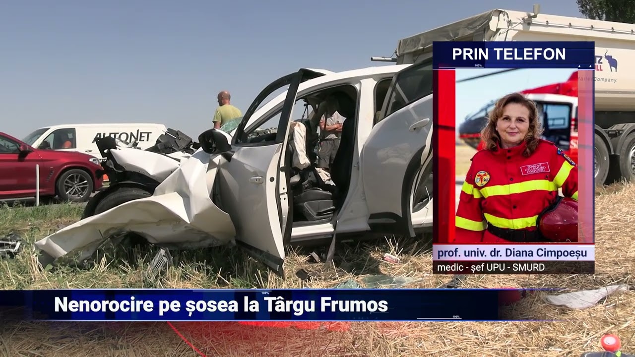 Nenorocire pe șosea la Târgu Frumos
