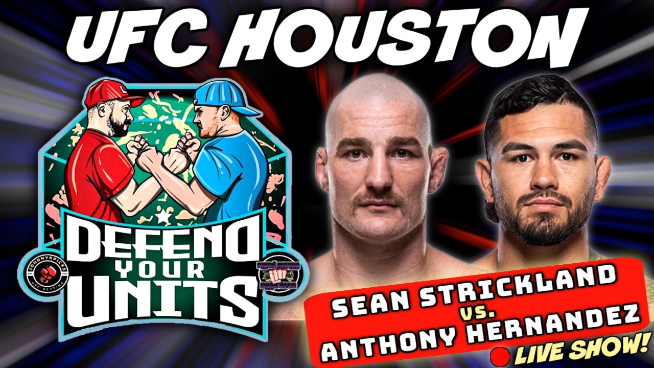 🔴 LIVE!! UFC HOUSTON | STRICKLAND vs. HERNANDEZ - PICKS & PREDICTIONS | DEFEND YOUR UNITS!!