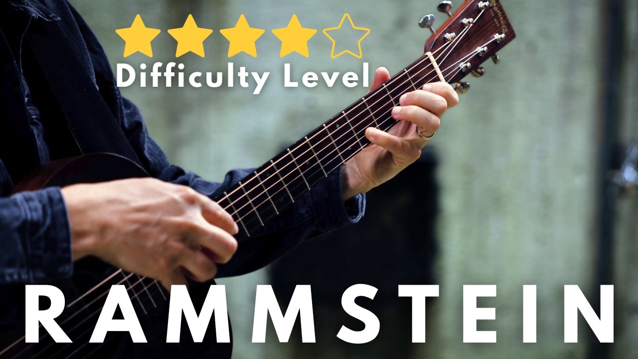 Rammstein On Acoustic Guitar? | Fingerstyle Guitar Cover