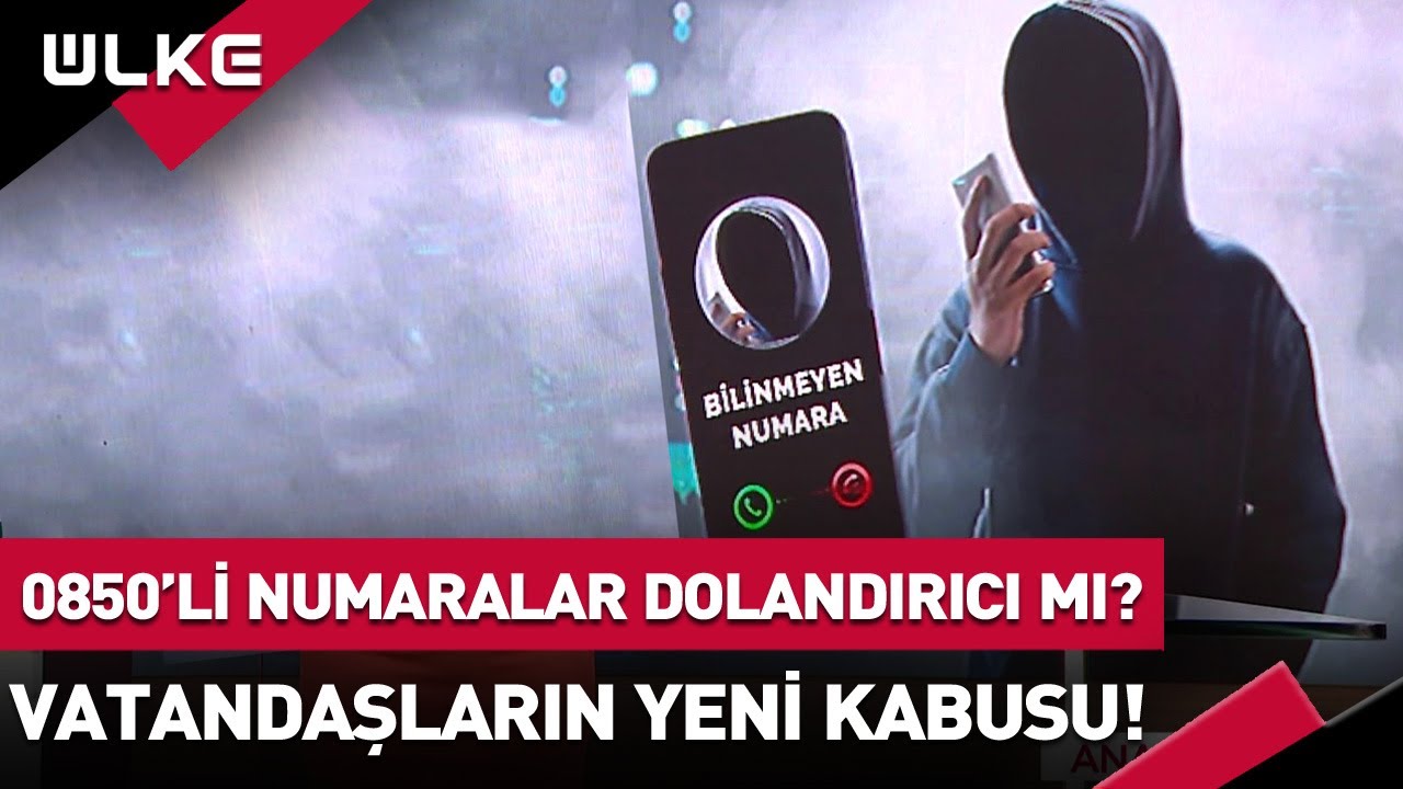 Vatandaşların Yeni Kabusu 0850'li Numaralar...