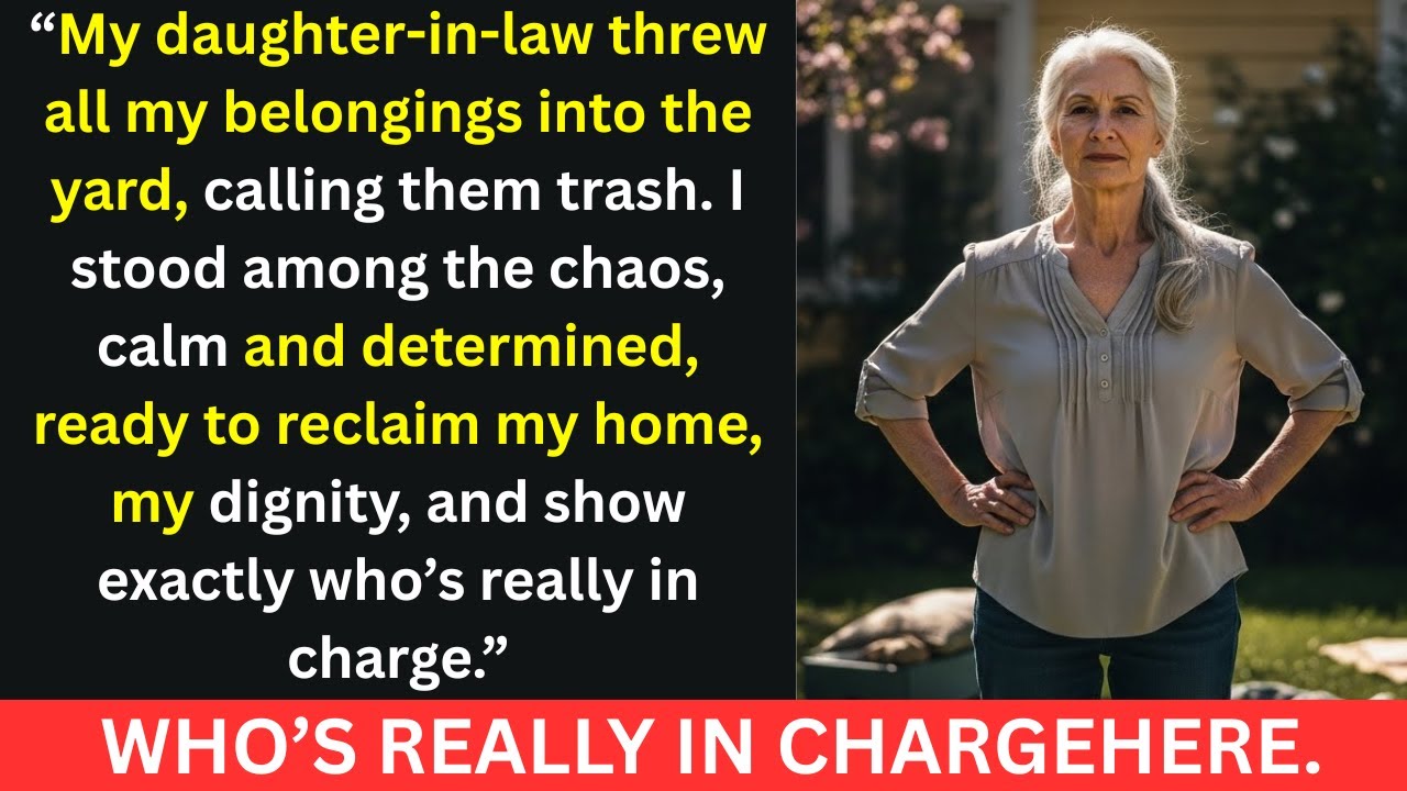 My Daughter-In-Law Dumped My Belongings in the Yard—Here’s How I Took Back Control