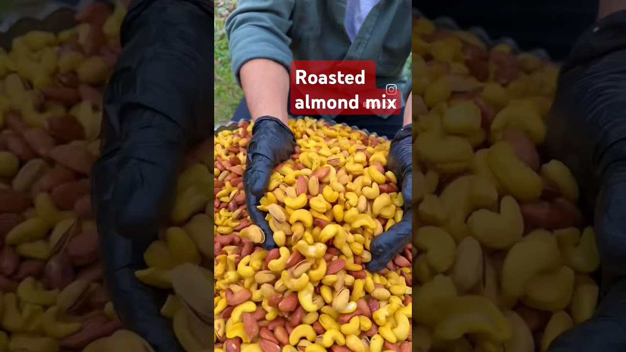 Roasted almond cashew nut mix  250 per kg fresh stock limited #shorts #short #health