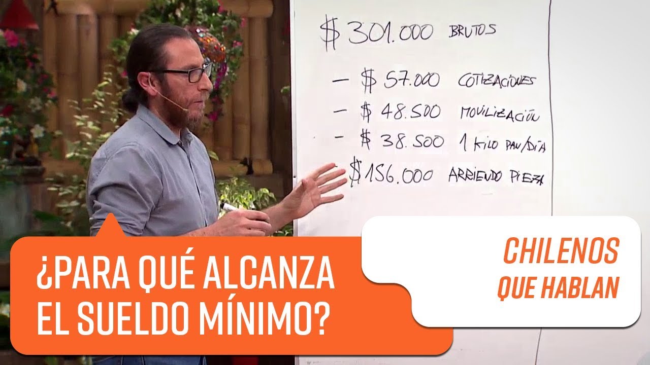 ¿Para qué alcanza el sueldo mínimo? | Chilenos que hablan