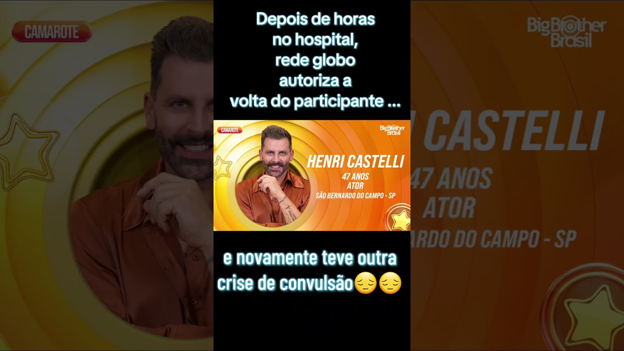Globo acertou em deixar ele voltar ?? 
