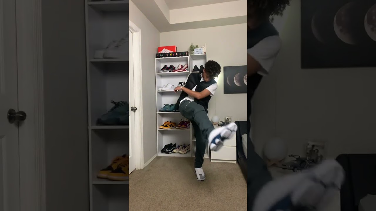 Jordan 13 &ldquo;French Blue&rdquo; Outfit Idea || styling my shoes V72