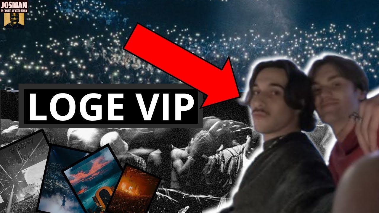 LE BERCY DE JOSMAN EN LOGE VIP - [VLOG] Retour sur le meilleur concert de l'année