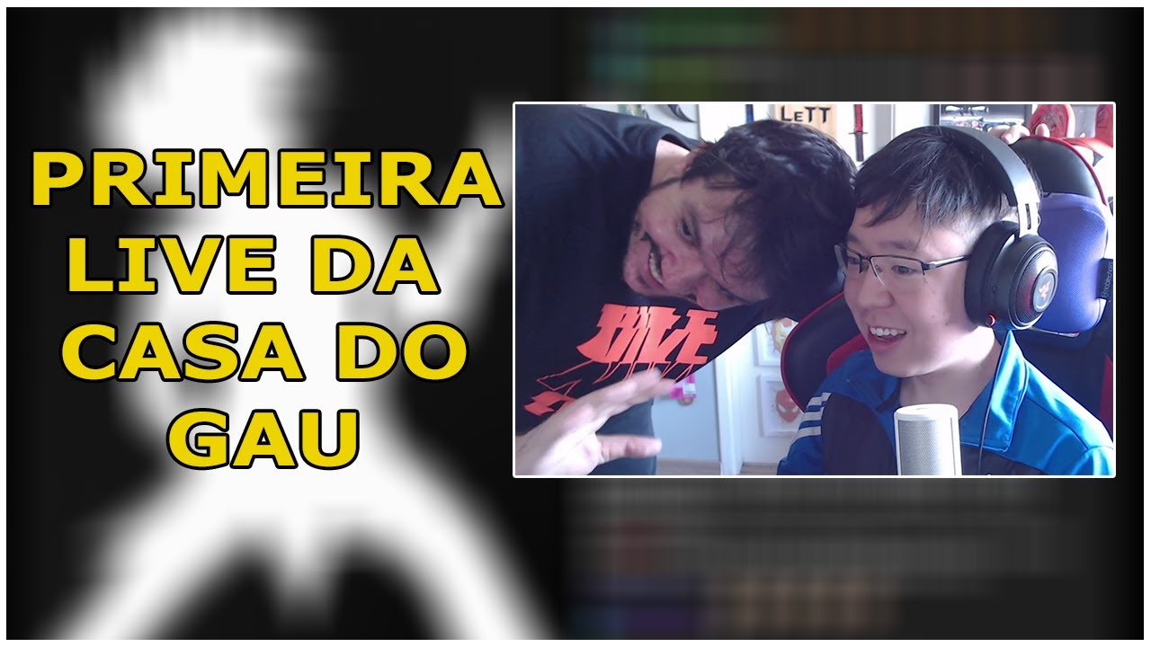 A PRIMEIRA LIVE DO LIMINHA DA CASA DO GAU