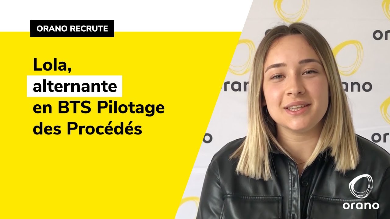 Lola, alternante en BTS Pilotage des Procédés