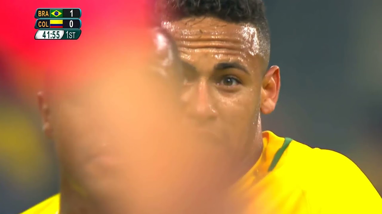 Neymar vs colombia 2016