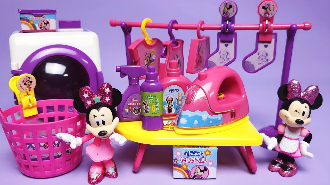 Disney Minnie Mouse Laundry Set Satisfying with Unboxing Compilation Toys ASMR