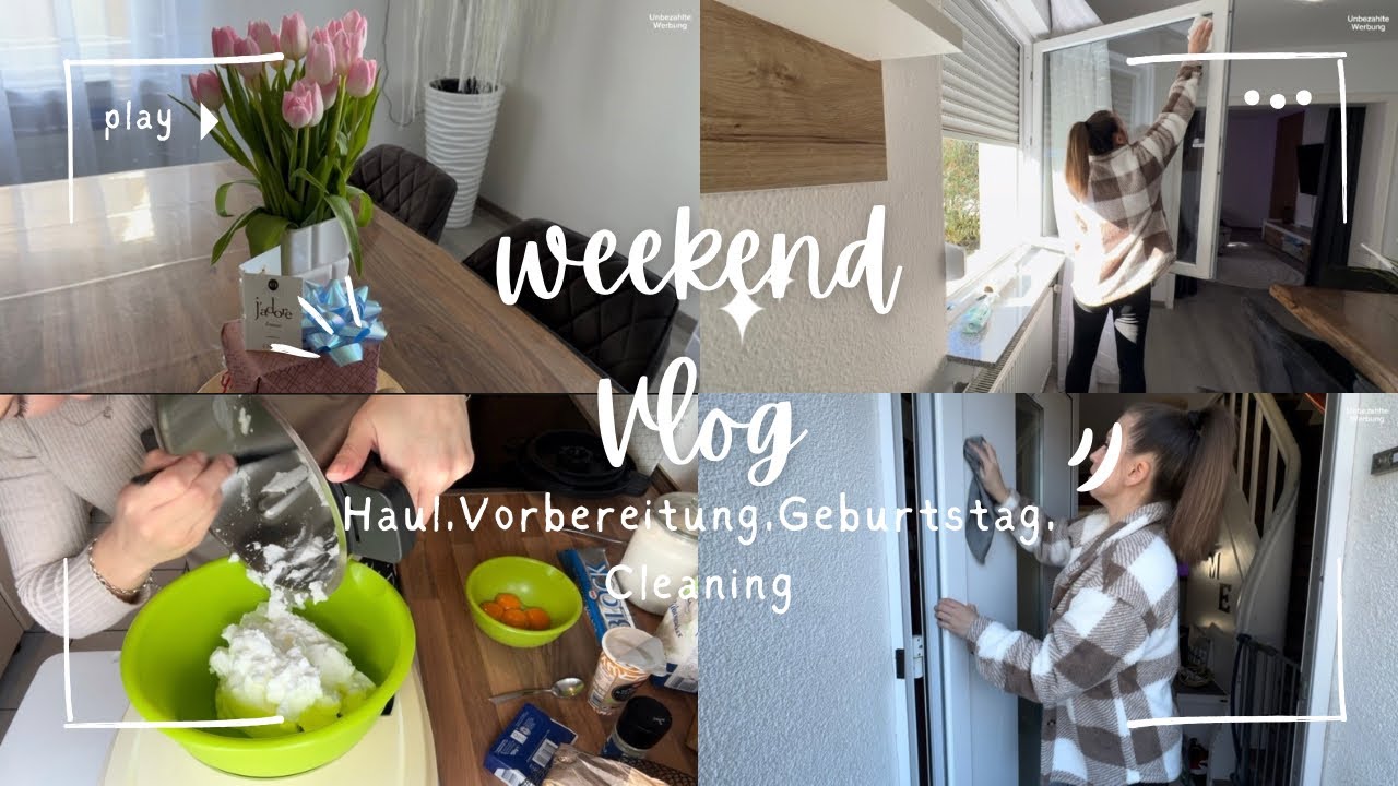 XXL Vlog - Geburtstag - Haul - Cleaning