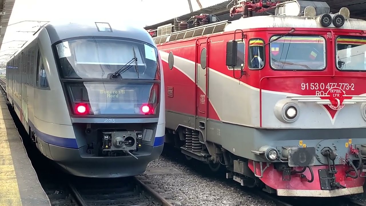 Bucuresti cotidian 116 Trenuri de calatori Gara de Nord