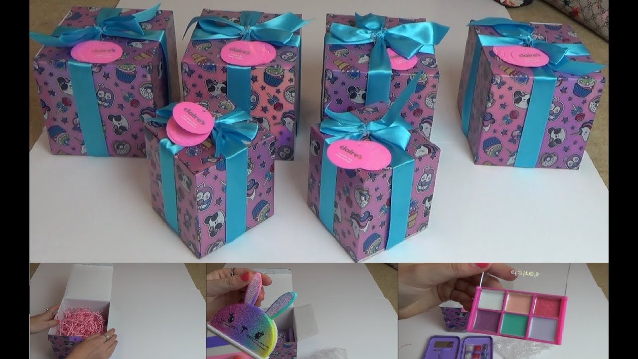 What's inside- Claire's Surprise Birthday Box -Surprise 1
