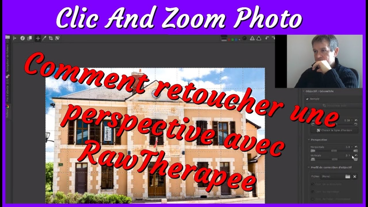 Comment retoucher une perspective avec RawTherapee