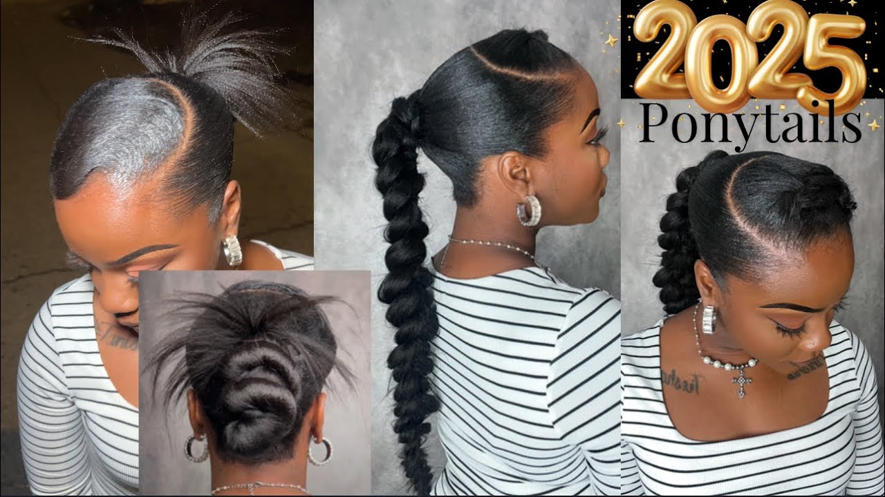 01: Finger Wave Swoop Knot Bun | Braided Butterfly Swoop Braid | Ponytail Styles | Beautywithty