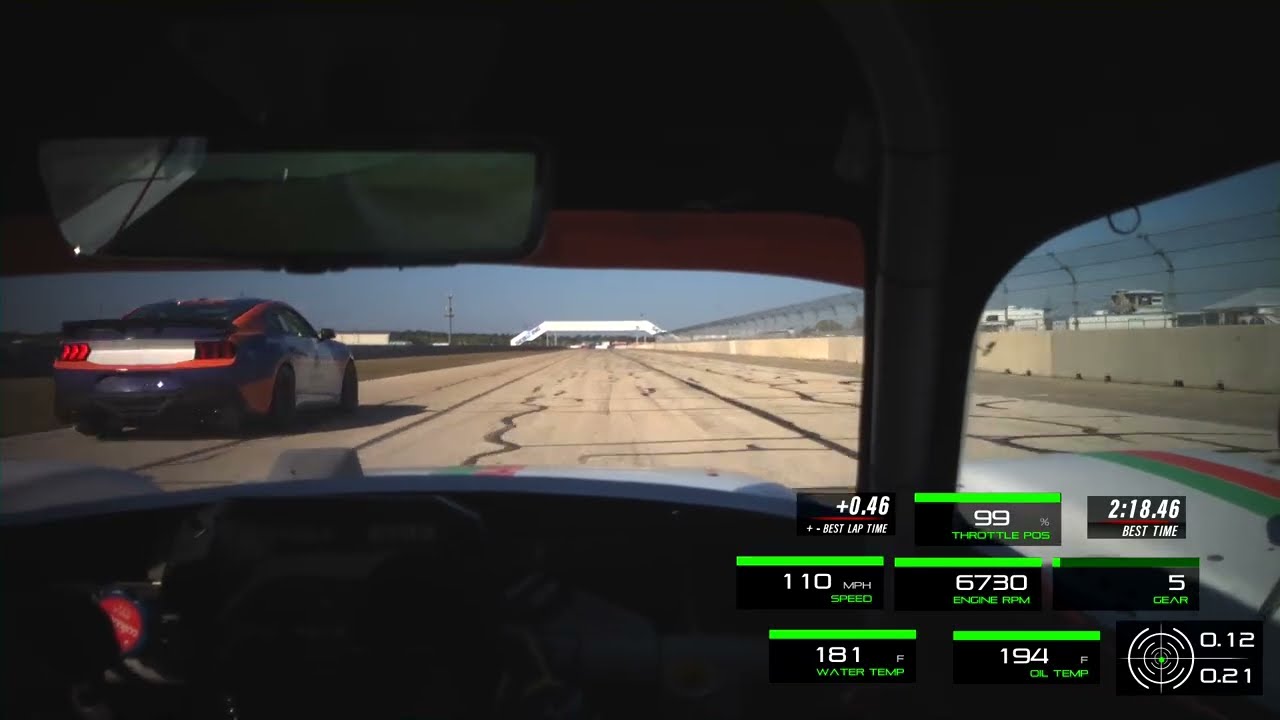 NPO1 EVO 331 SEBRING - Traffic City, laps in the 18s