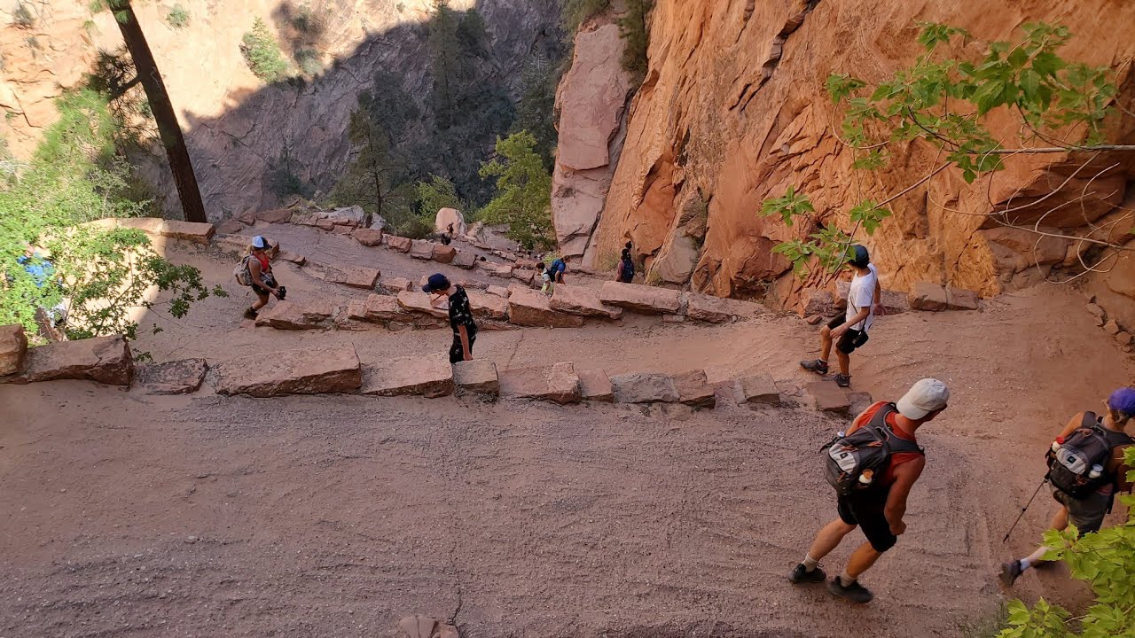 Hike to Scout Lookout at Zion National Park filmed with the DJI Pocket 2