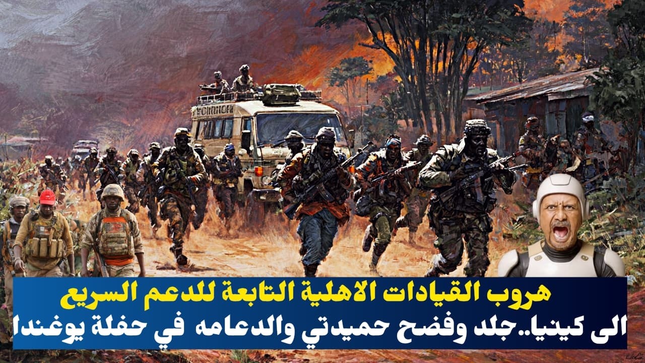 هروب القيادات الاهلية التابعة للدعم السريع الى كينيا..جغم حميدتي والدعامه  في حفلة يوغندا