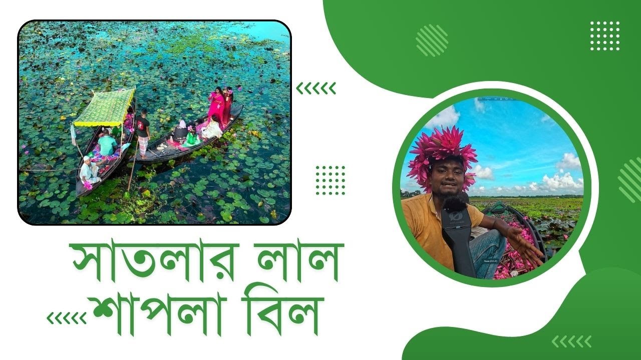 লাল শাপলা বিল । Lal Shapla Bill । Satla Shapla Bill Barishal । Shapla Bill Vromon Guide । Rj Nazmul