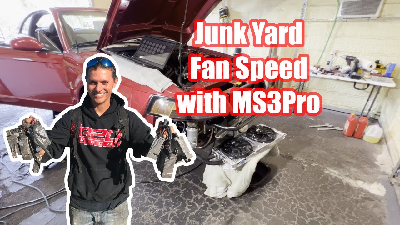 Контроллер скорости вентилятора Junk Yard MS3Pro на Project Redfire