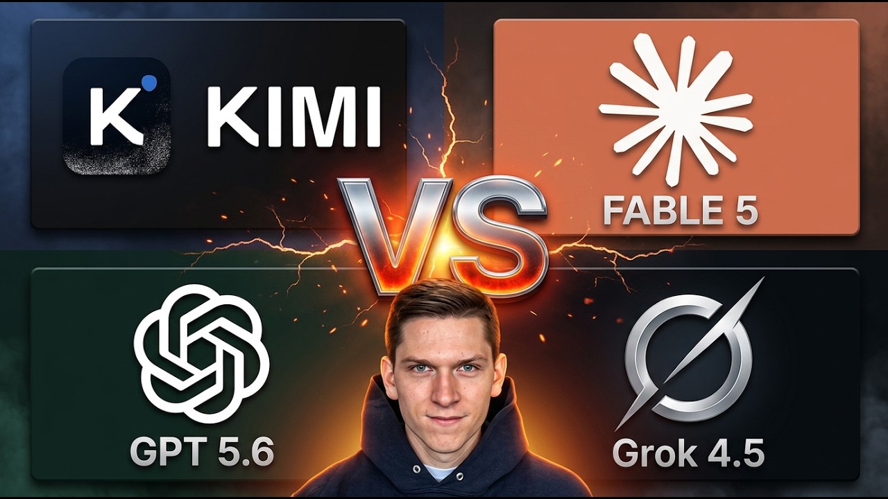 Kimi K3 vs Fable 5 vs GPT 5.6 vs Grok 4.5