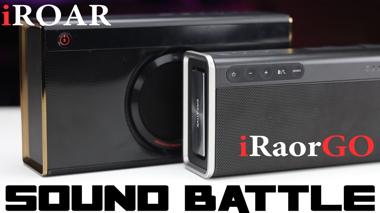 SOUND BATTLE: iROAR vs Creative iRoarGO -the real sound comparison