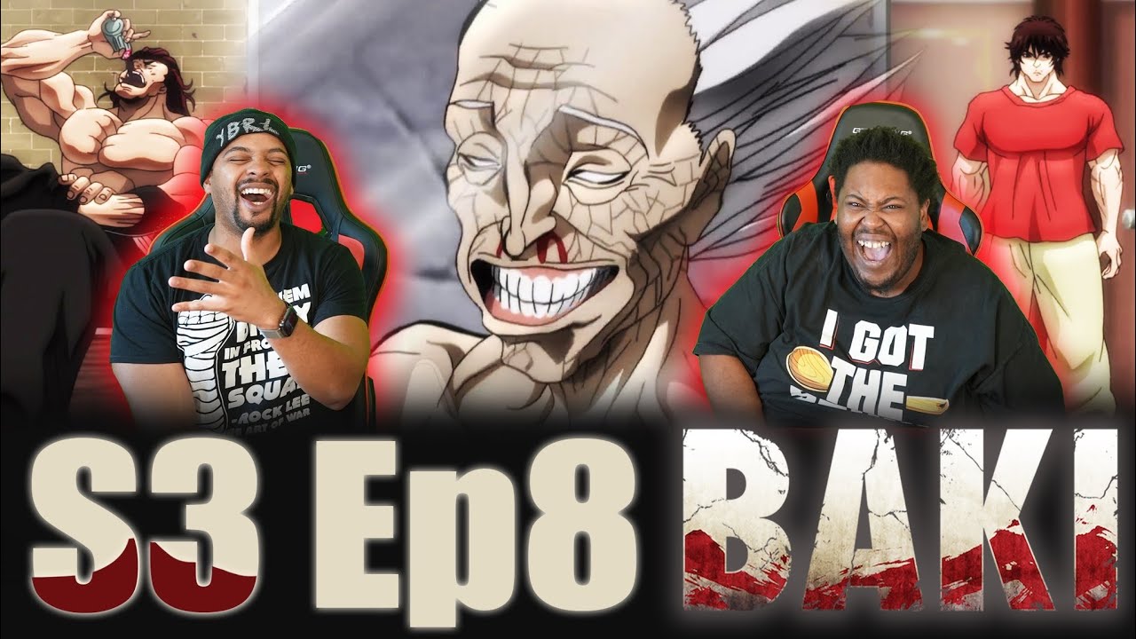 Unstoppable Force..STOPS 😂  Baki Season 3 Episode 8 Reaction
