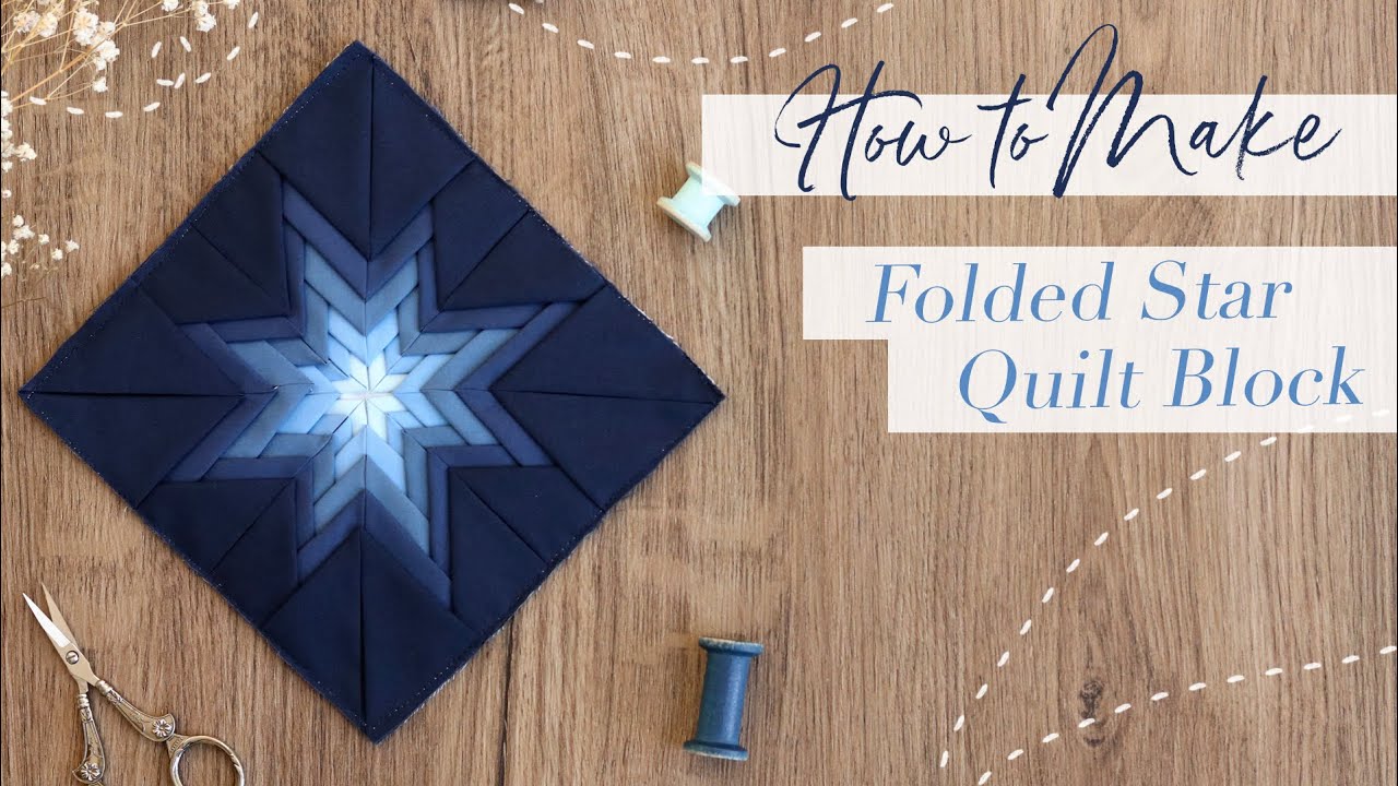 Folded Star Block Tutorial | Using AGF Pure Solids | (GIVEAWAY CLOSED)