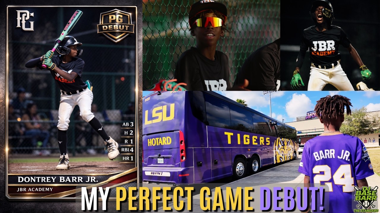 11-Year-Old DJ Barr’s Perfect Game Debut! ⚾🔥 | 12U PG Florida Winter Nationals