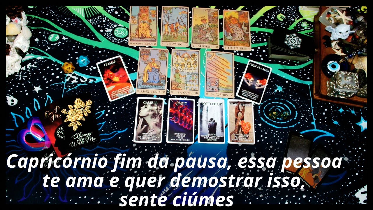 Capricórnio 3ºdec fim da pausa, essa pessoa te ama e quer demostrar isso, sente ciúmes