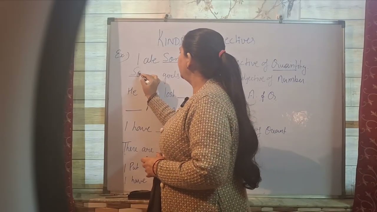 Definite Numeral Adjective/ Use Of Cardinal and ordinal number  in  Adjective 